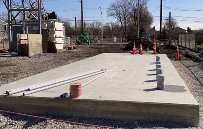Poured foundation