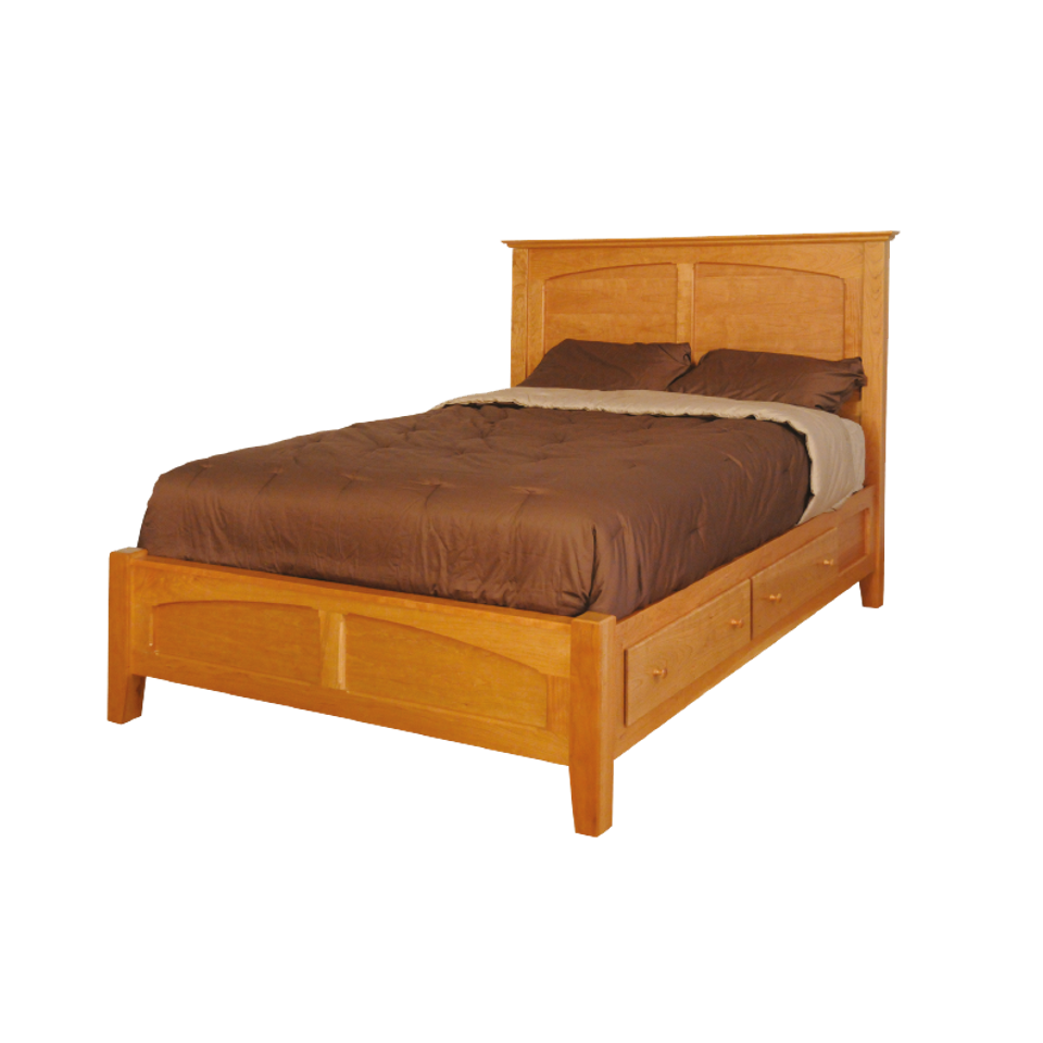 Shaker panel bed with drawer unit   403