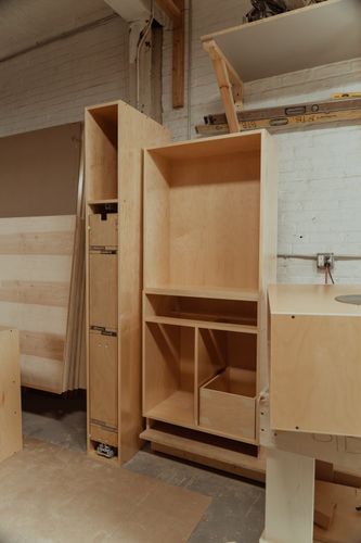 BTB Renovations custom millwork shop in Bushwick, Brooklyn — Workbench