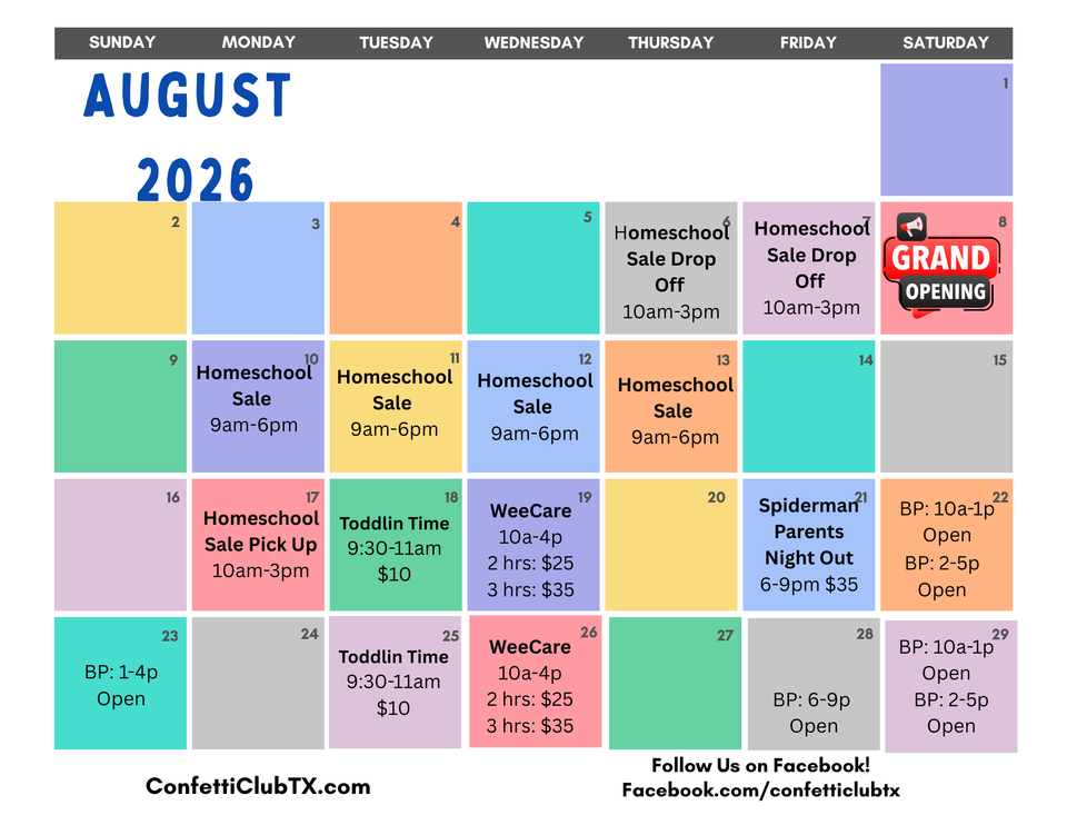 Confetti club august calendar (1)
