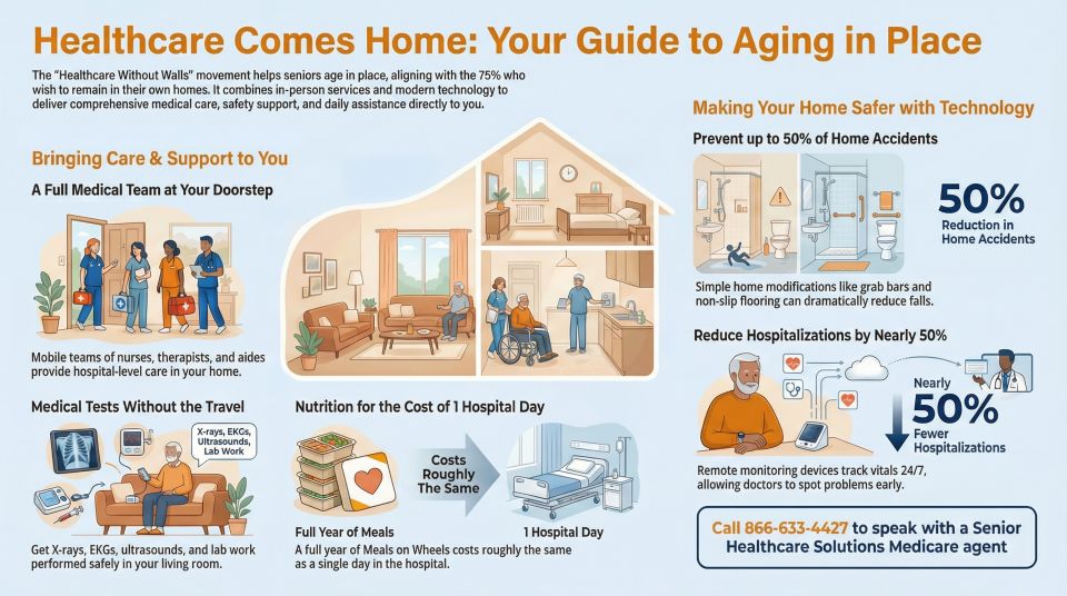 Healthcare without walls infographic