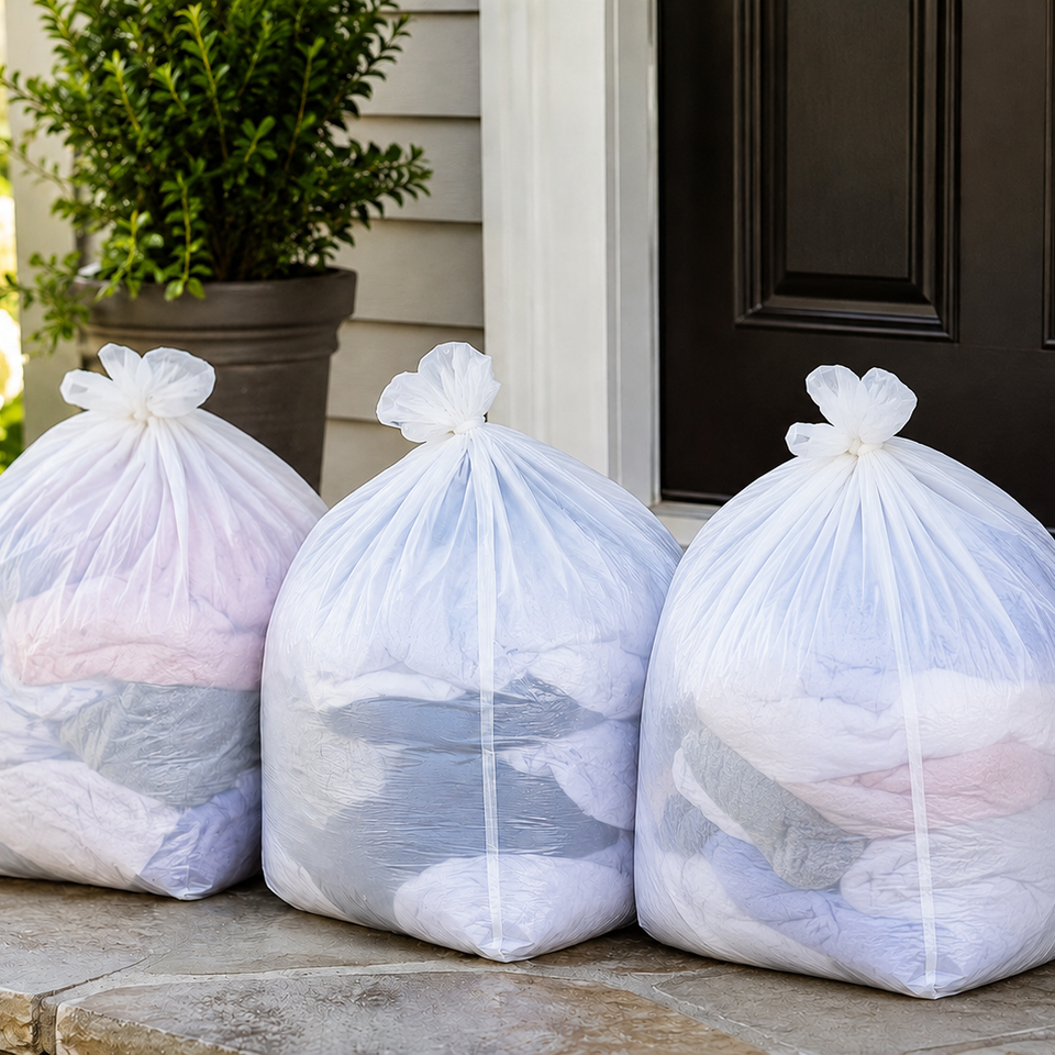 Wash and fold laundry service