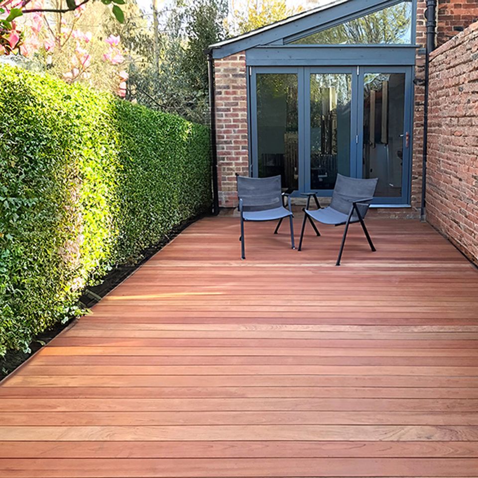 Jatoba decking photo