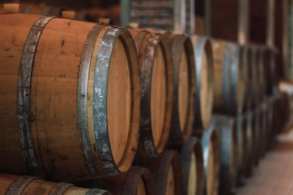 Oak barrels are used for Heavy Branch Cider’s primary fermentation to enhance the character of the cider.
