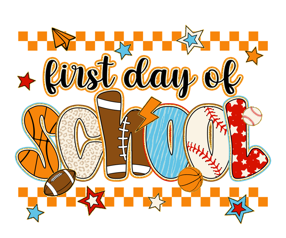 School   1st day of school sports png