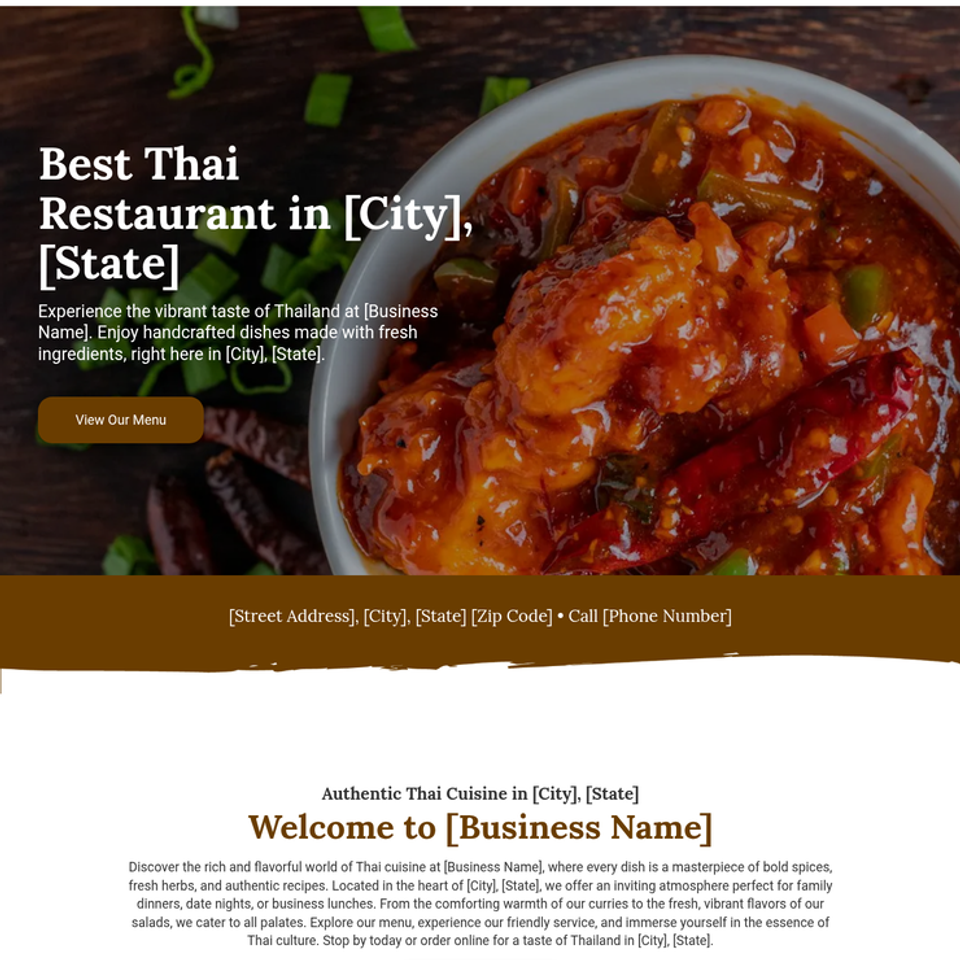 Thai food restaurant