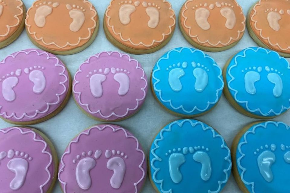 Shoe like cookie
