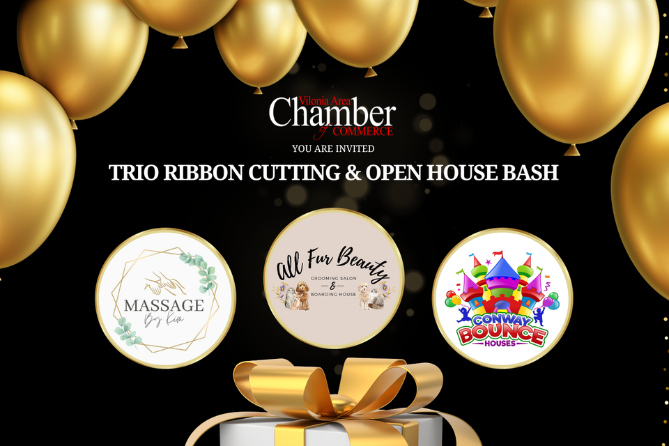 Trio ribbon cutting   vilonia  ar