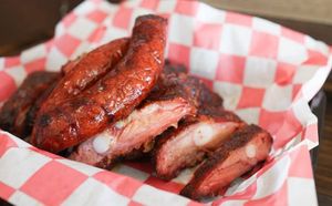 Suasage and brisket
