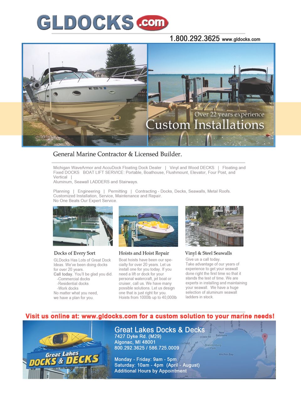 Gl docks flyer
