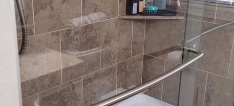 Glass shower door 2   clean