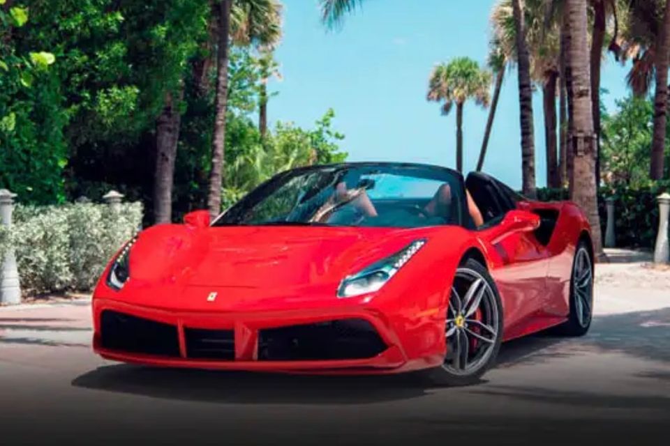 Ferrari 488 spider red