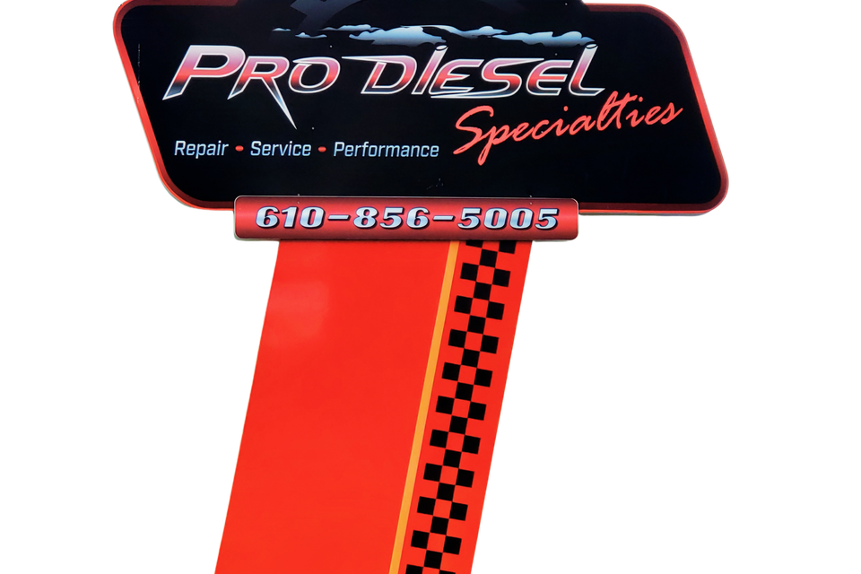 Pro diesel specialties truck repair reading pa logo