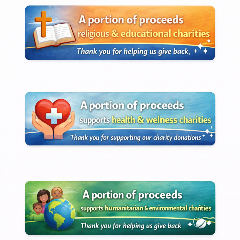 Sample Charity Stickers