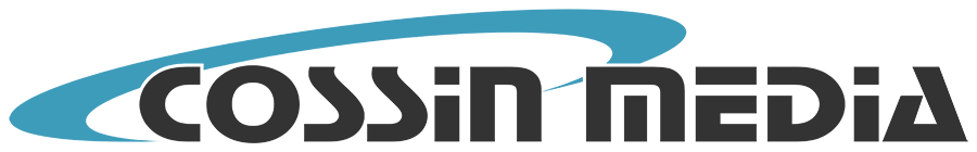Cossin media logo concept 2020 flat 900px