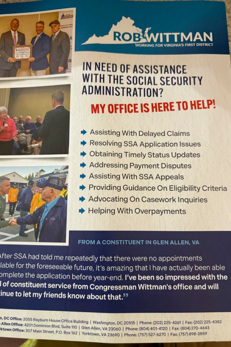 Witman mailer