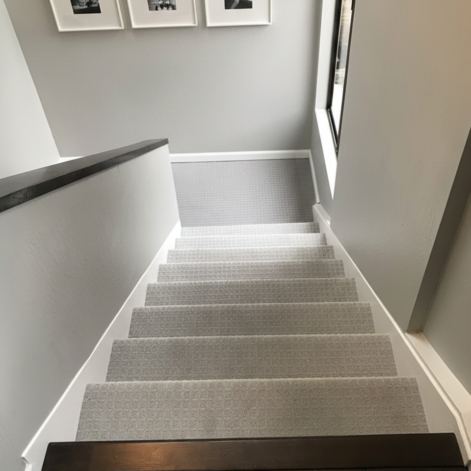 Premium wall-to-wall carpet replacement in Concord CA featuring thick padding and a seamless professional finish.