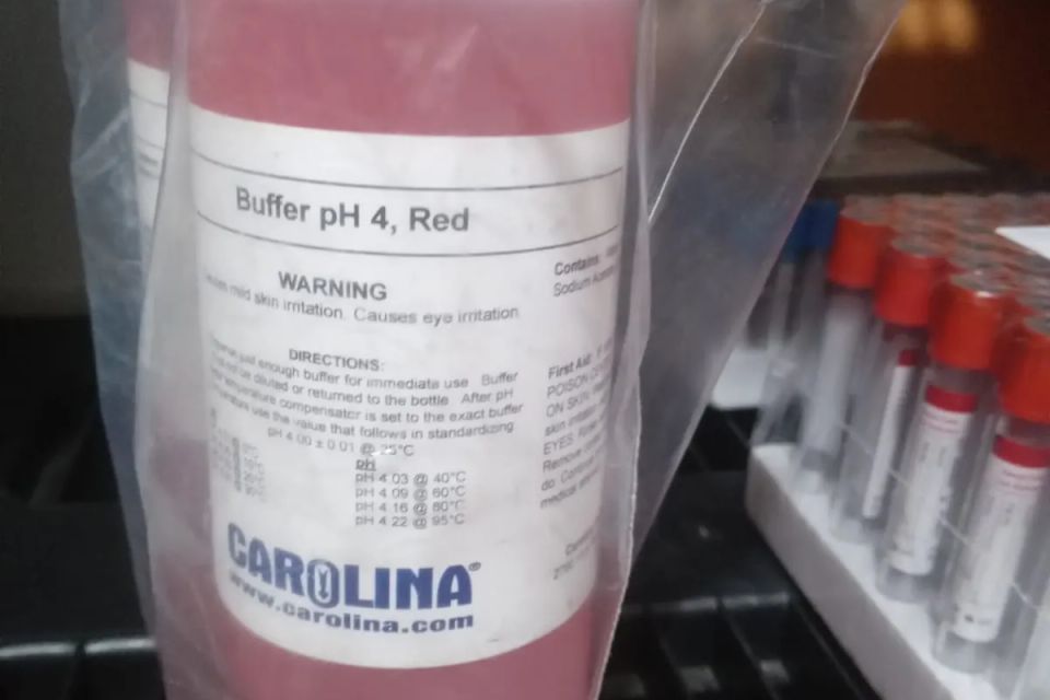 Buffer ph 4 red original