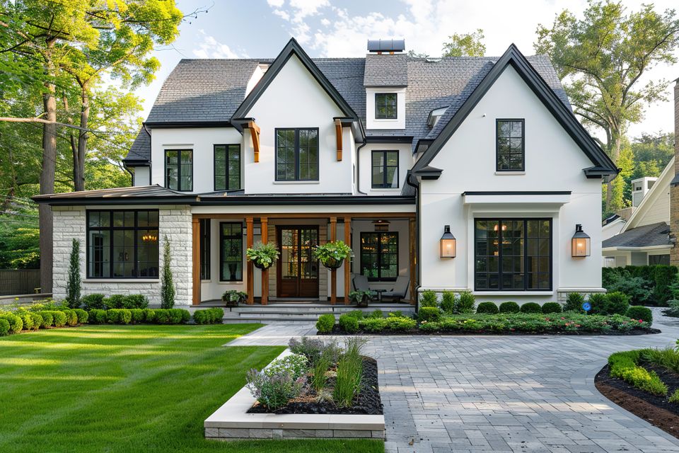 Custom luxury home built by Q-Rock Builders in Orange County, NY.