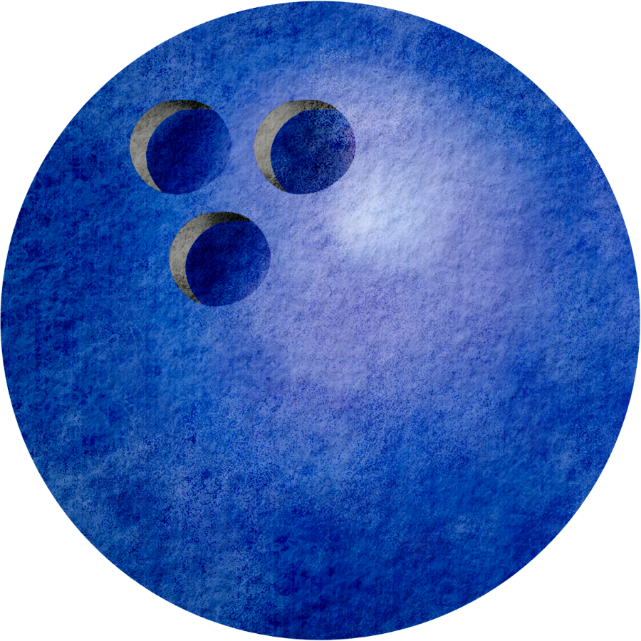 Bowling   bowling ball blue 4