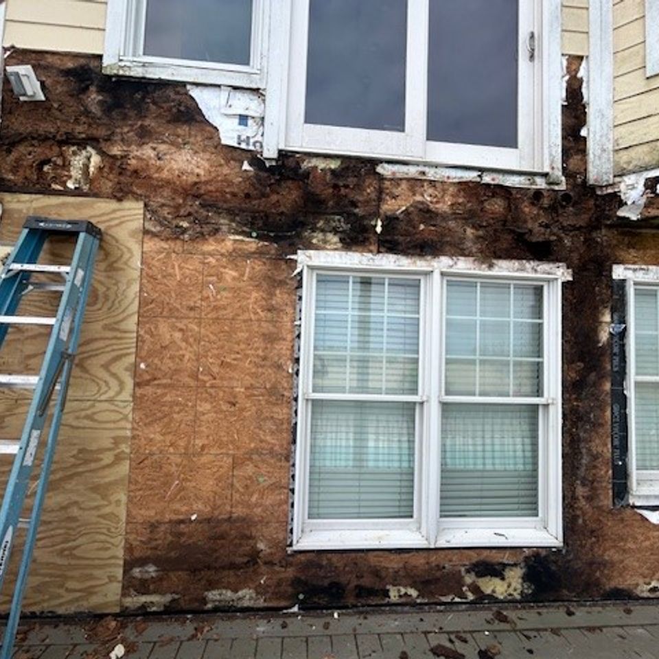 Rotten back of house