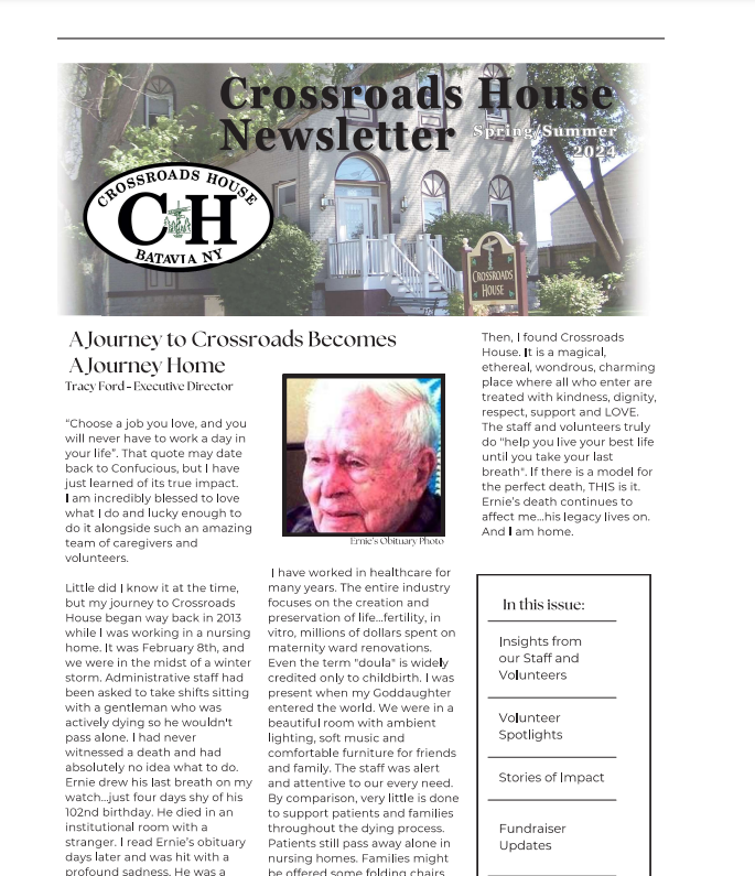 Crossroads House Comfort Care Home in Batavia, NY