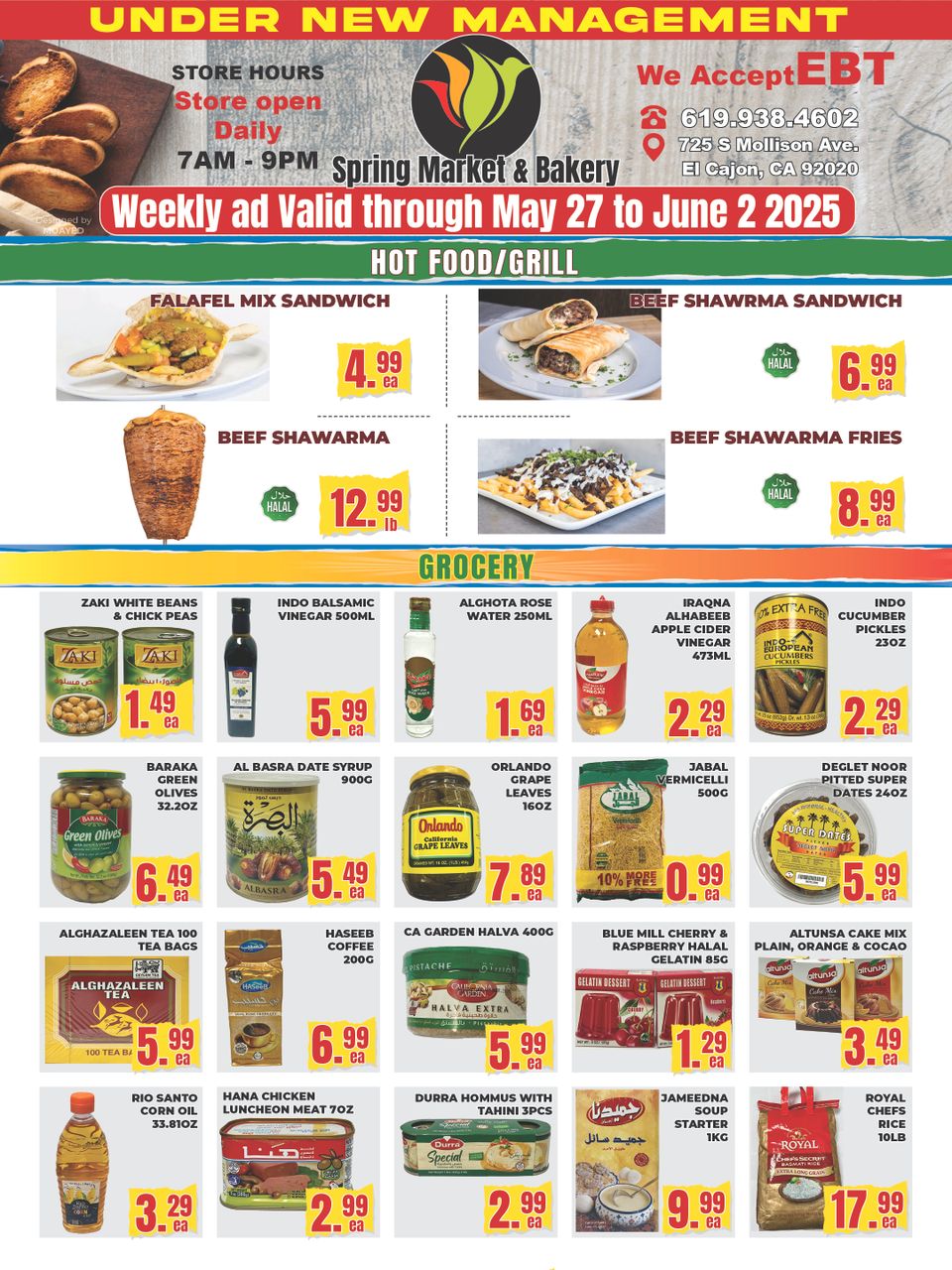 Spring market may 26