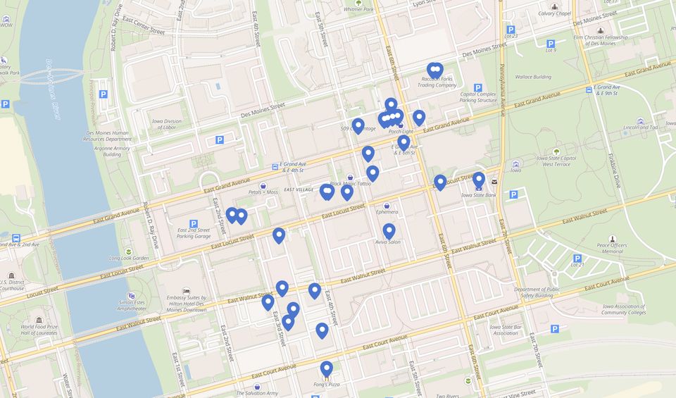 East village map 2026