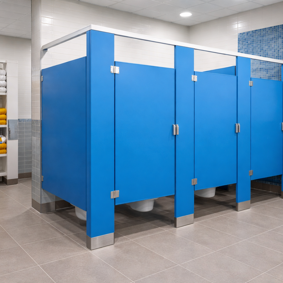 Plastic Partition Installation