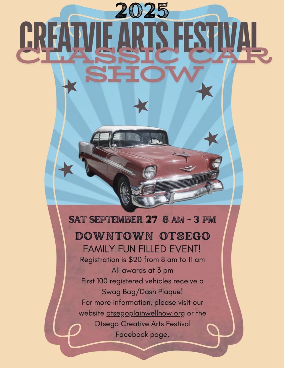 2025 caf car show flyer