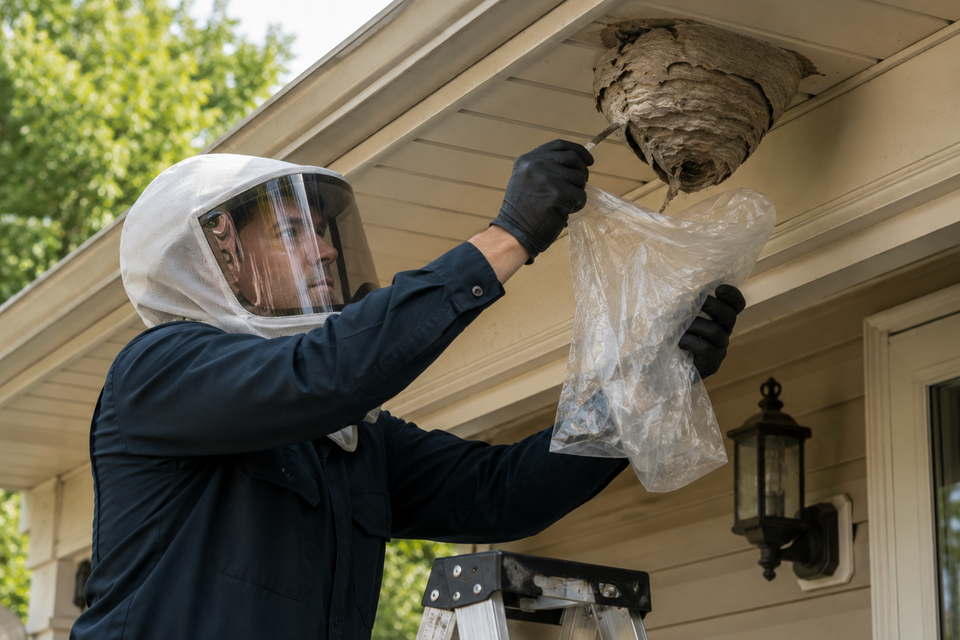 Wasp hornet removal