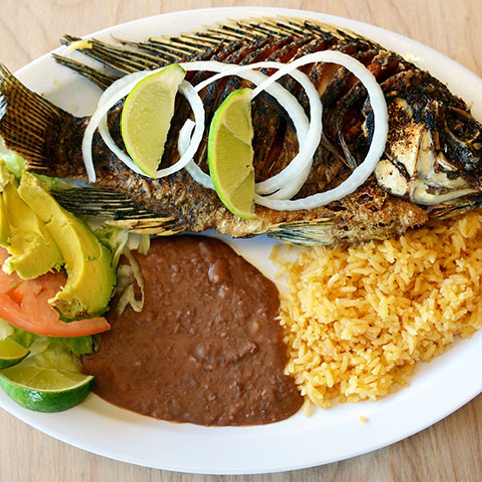Fried whole fish