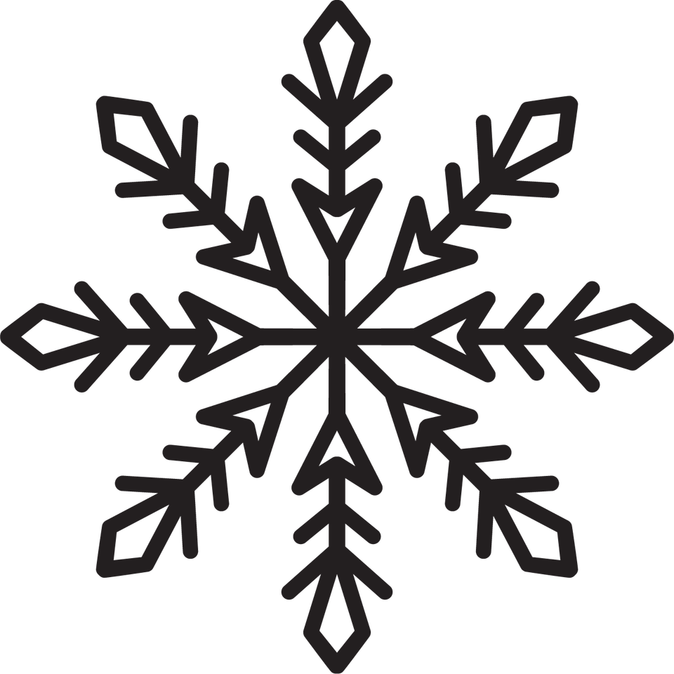Seasons   winter winter snowflakes blk 04