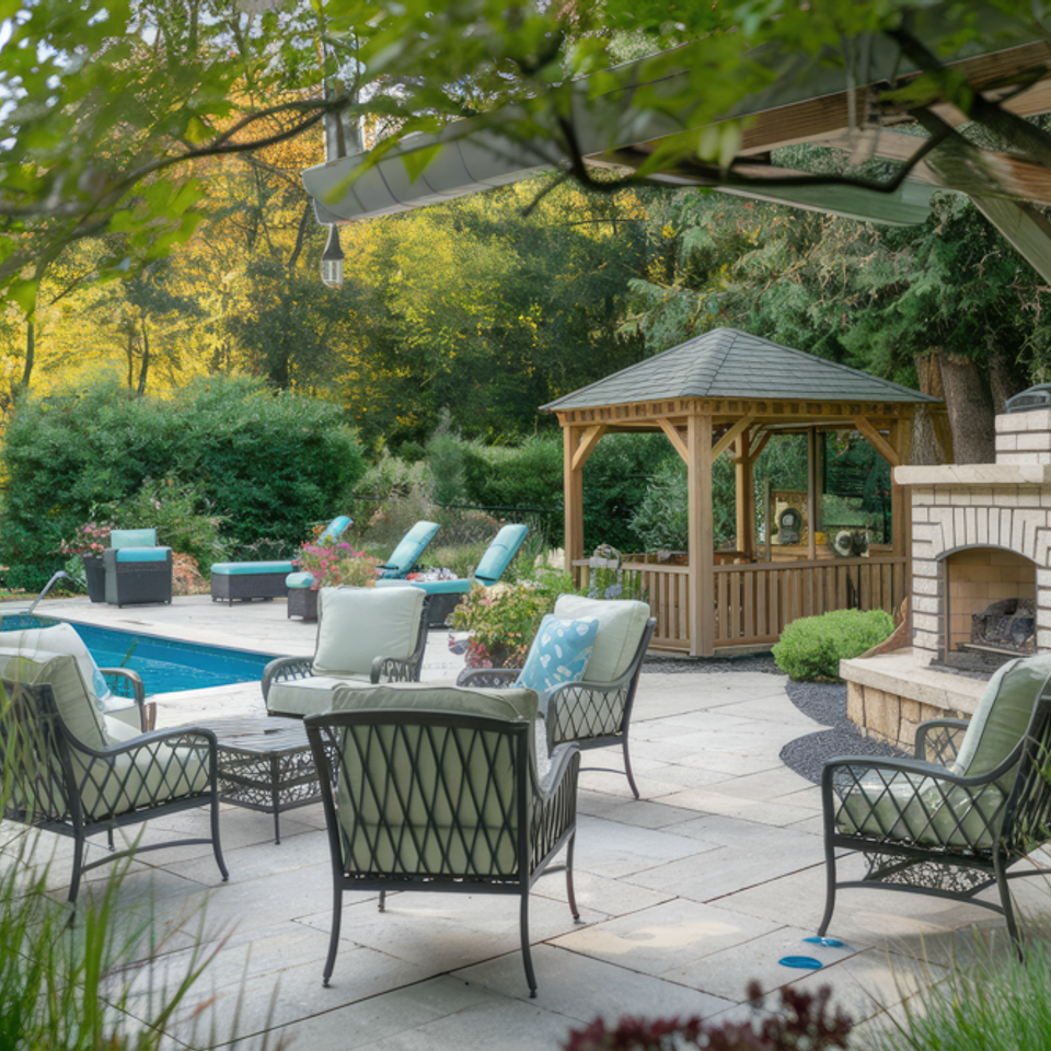 Luxe outdoor living cincinnati pools pergolas 18