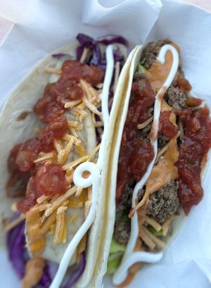 Cape coder and cantina taco