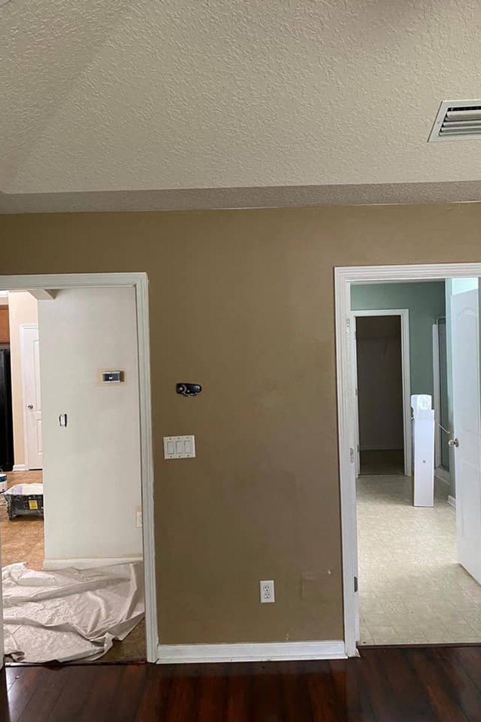 Mr sunshine painting before