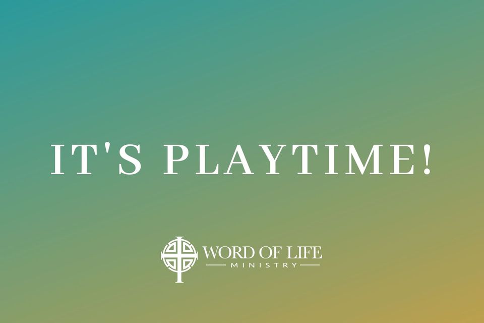 It's playtime!
