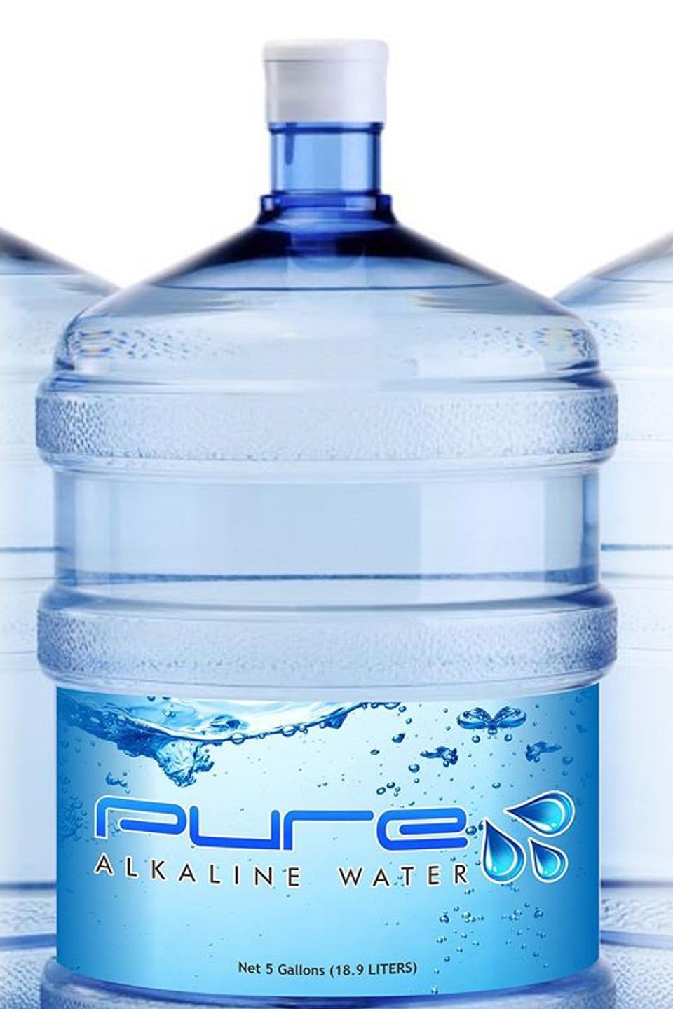 Pure alkaline water gallons