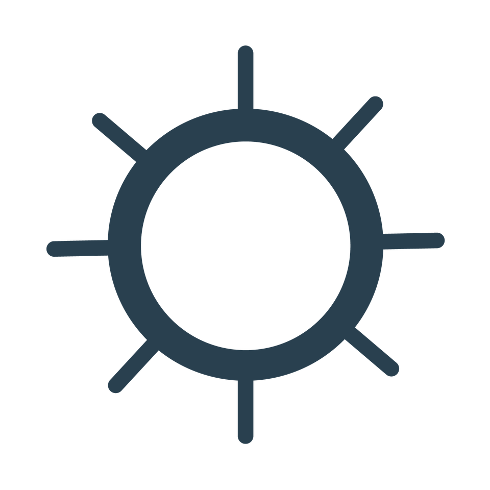 Cruise  sail boat wheel