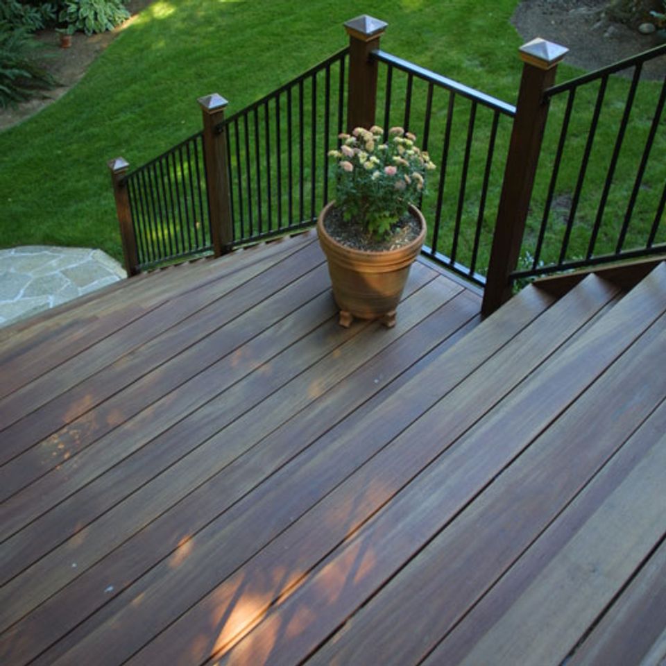 Ipe decking stairs 515