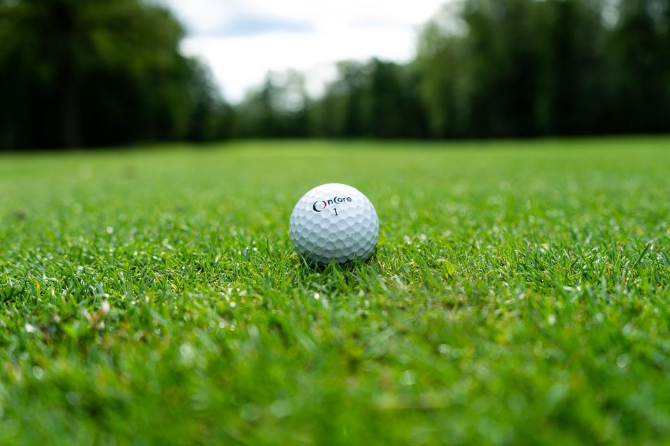 Golf Ball on fairway