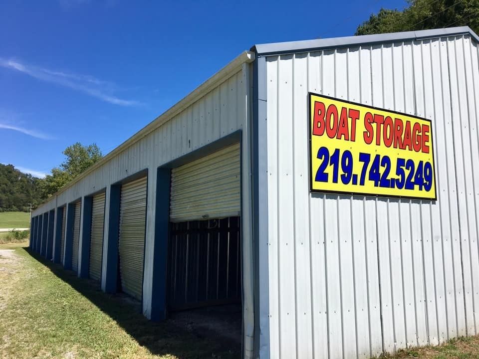 Boat storage outside