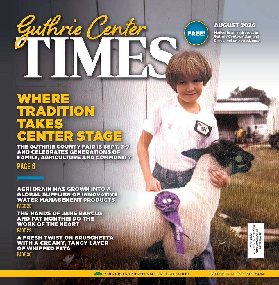 Guthrie center times   august 2026