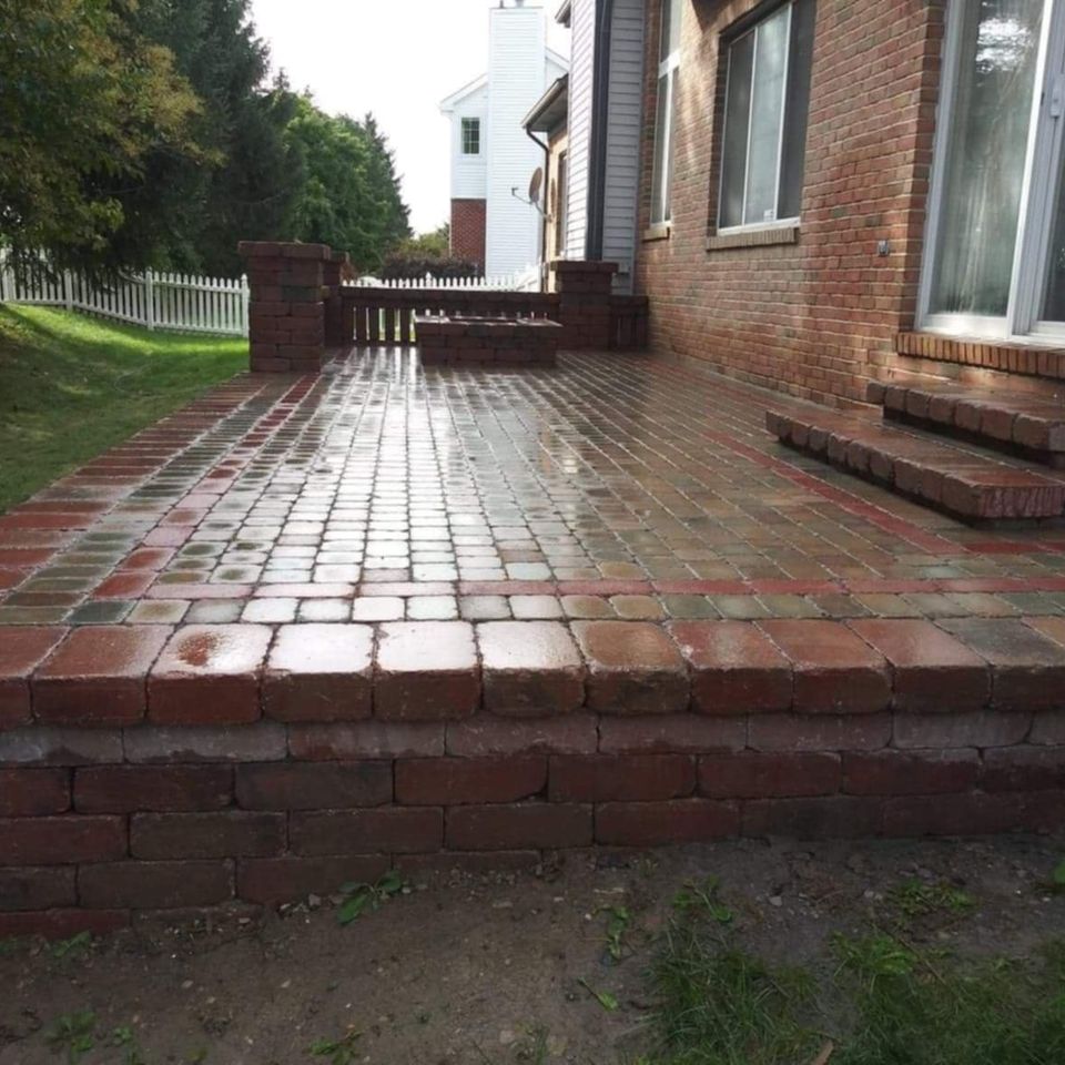 Patios, done by Vic's Landscaping