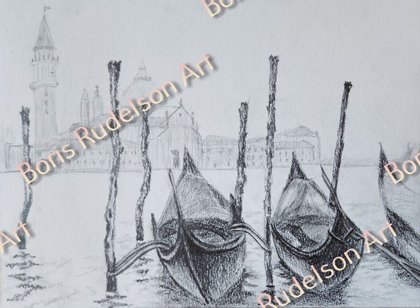 Pencil. Venice