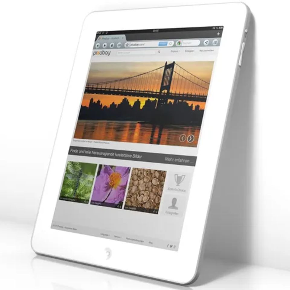Ipad upright