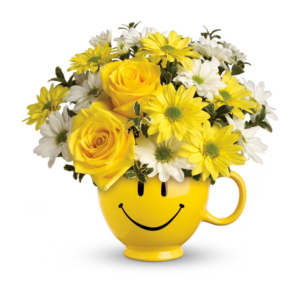 Teleflora s be happy bouquet with roses 657e24f630998