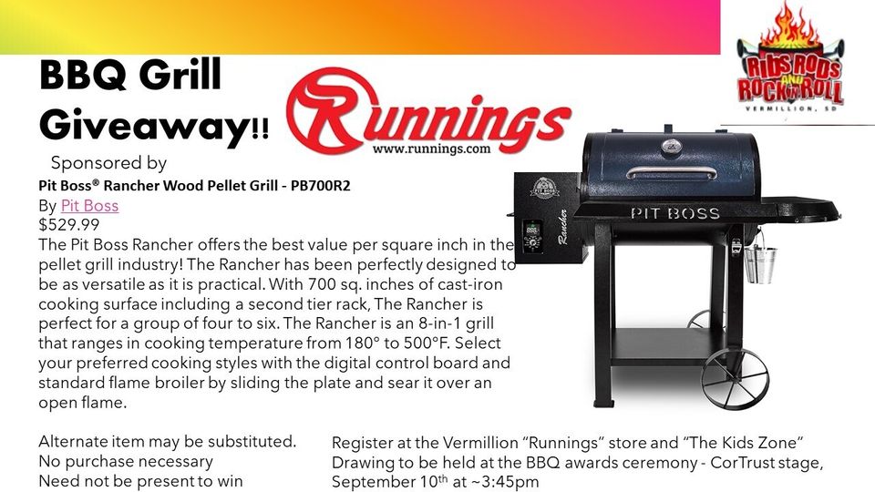 Runnings grill giveaway 2022r3