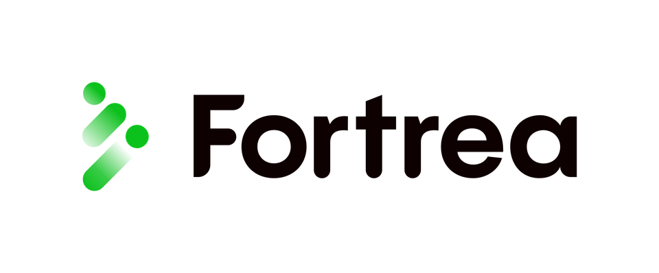 Fortrea logo  green black