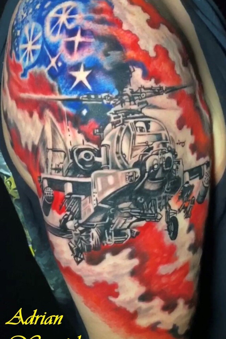 Adrian military helicopter